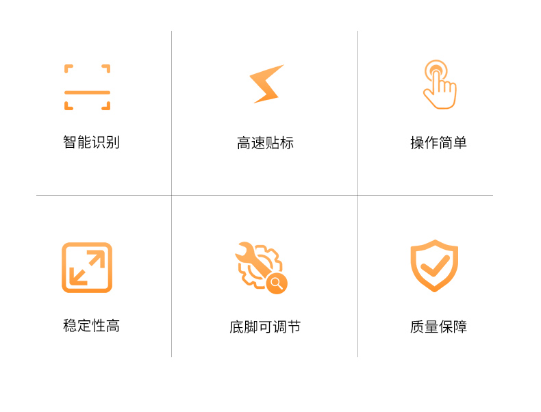 高精度平面貼標機