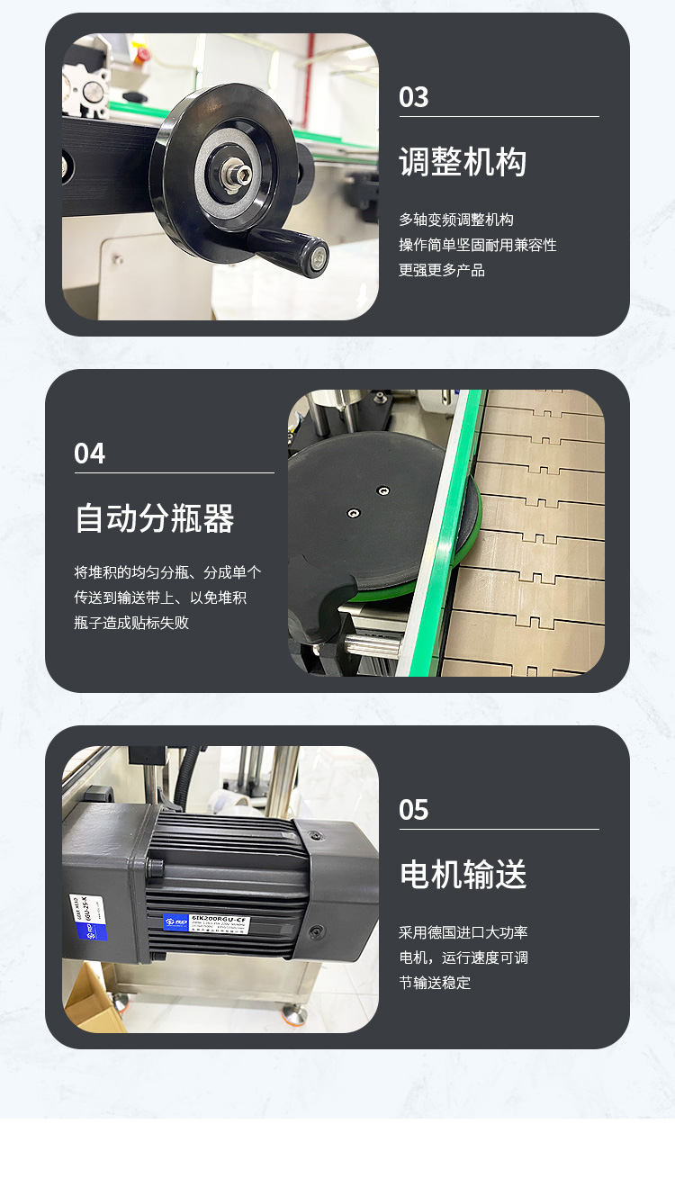全自動立式定位圓瓶貼標機詳情圖7
